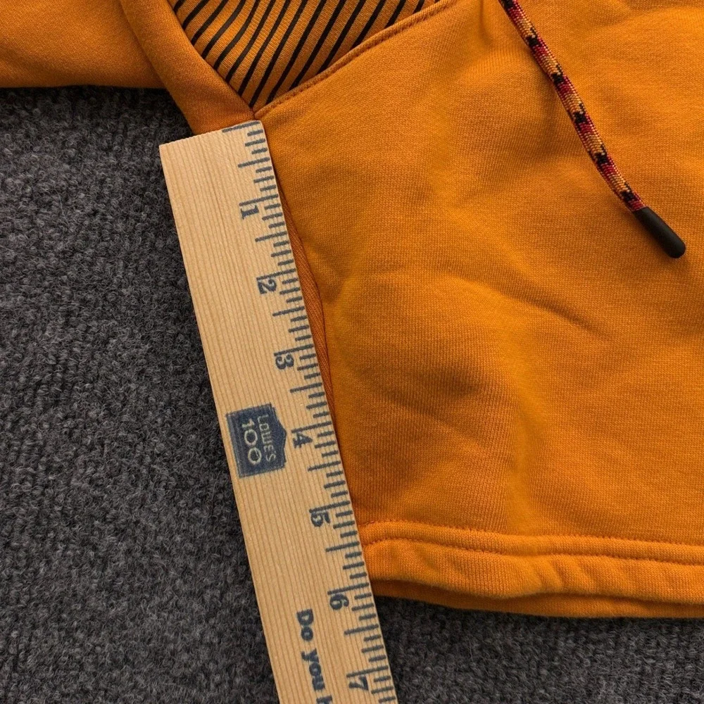 Jordan Fleece Shorts Mens Large Orange DJ0186-738 Jumpman Graphic Striped